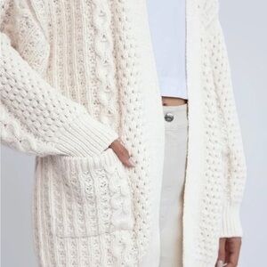 Aritzia Wilfred Free Cable Knit Cardigan - XS